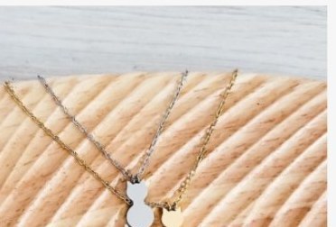 Engraved cat silhouette necklace