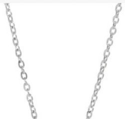 Engraved heart charm necklace - simple