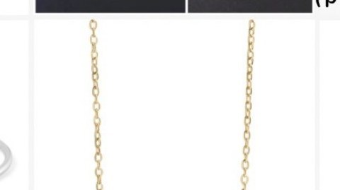 Engraved bar necklace with rhinestone