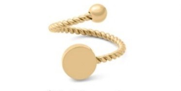 Engraved twist ring - adjustable