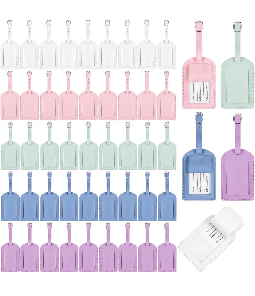 Luggage Tags - Pastel