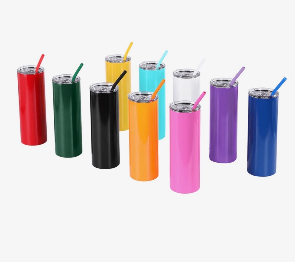 Skinny Tumbler with Straw