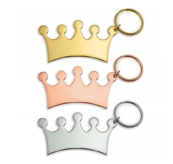 Crown Charm Keychain