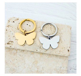 Butterfly Charm Keychain