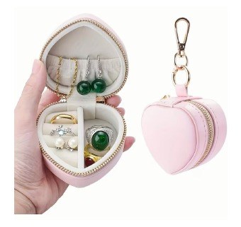 Heart Jewelry Case Keychain
