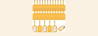 Luggage Tags - Mustard
