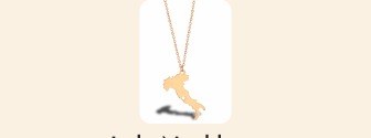 Italy Silhouette Necklace