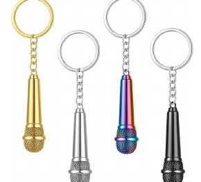 Microphone Keychain
