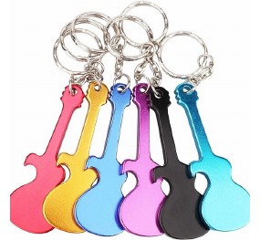 Guitar Bottle Opener Keychain