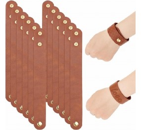 Leather Snap Cuff Bracelet