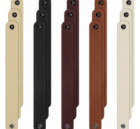 Multicolor Leather Snap Bracelet