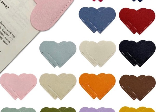 Corner Heart Bookmarks