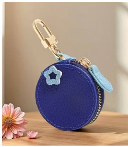 Engraved blueberry star storage pouch