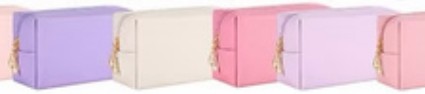Engraved candy-colored storage bags