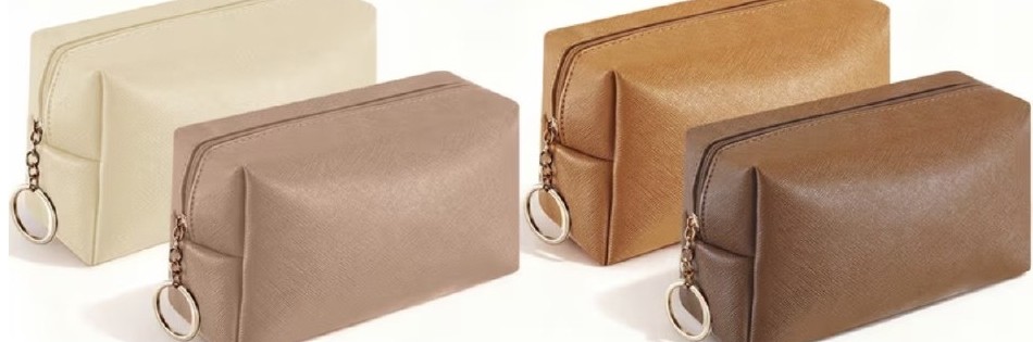 Engraved cosmetic bag